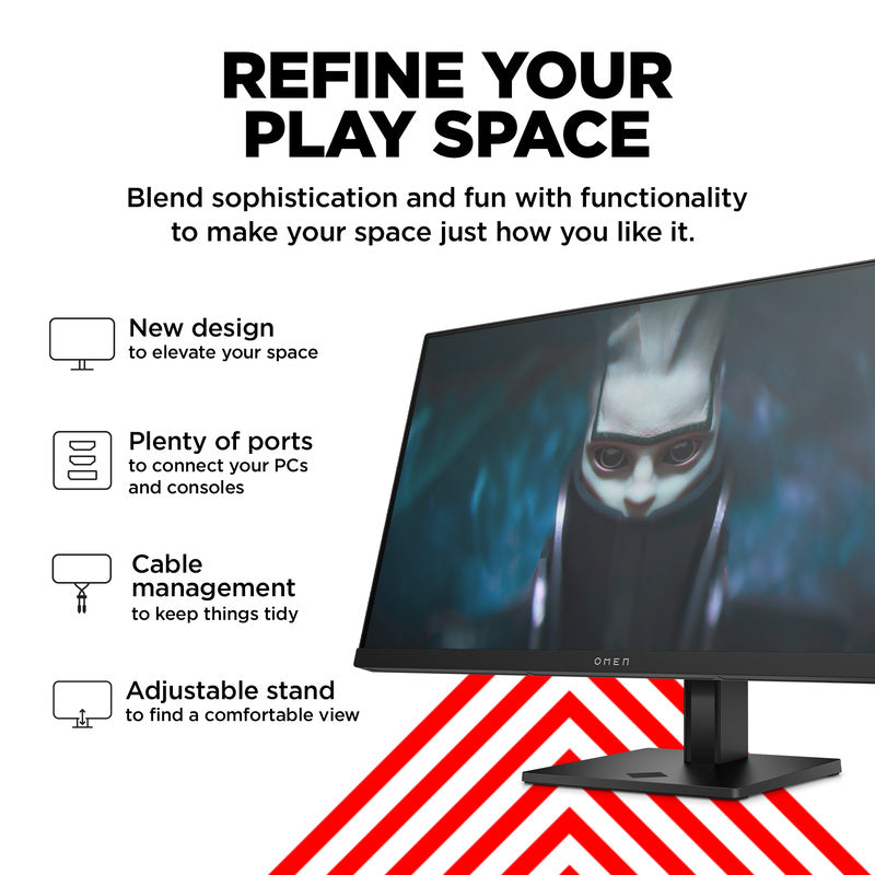 OMEN by HP 23.8 inch FHD 165Hz Gaming Monitor - OMEN 24 - Image 4