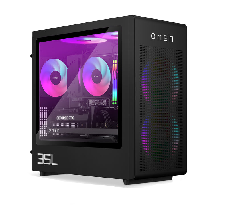 OMEN 35L Gaming Desktop GT16-0066m PC. Windows 11 Home. AMD Ryzen™ 7. 16GB RAM. 1TB SSD. NVIDIA® GeForce RTX™ 4060. Black - Image 11