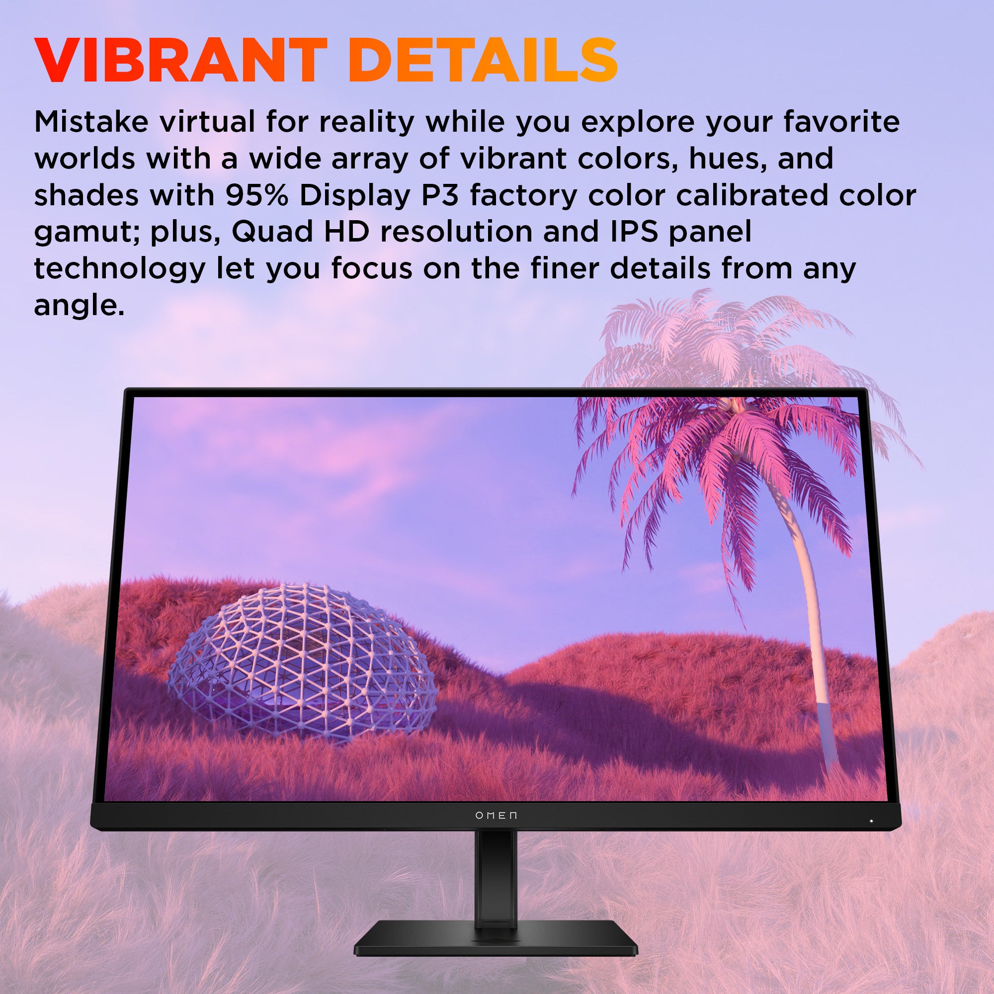 OMEN 27 inch QHD 180Hz Gaming Monitor - OMEN 27q G2 - Image 3