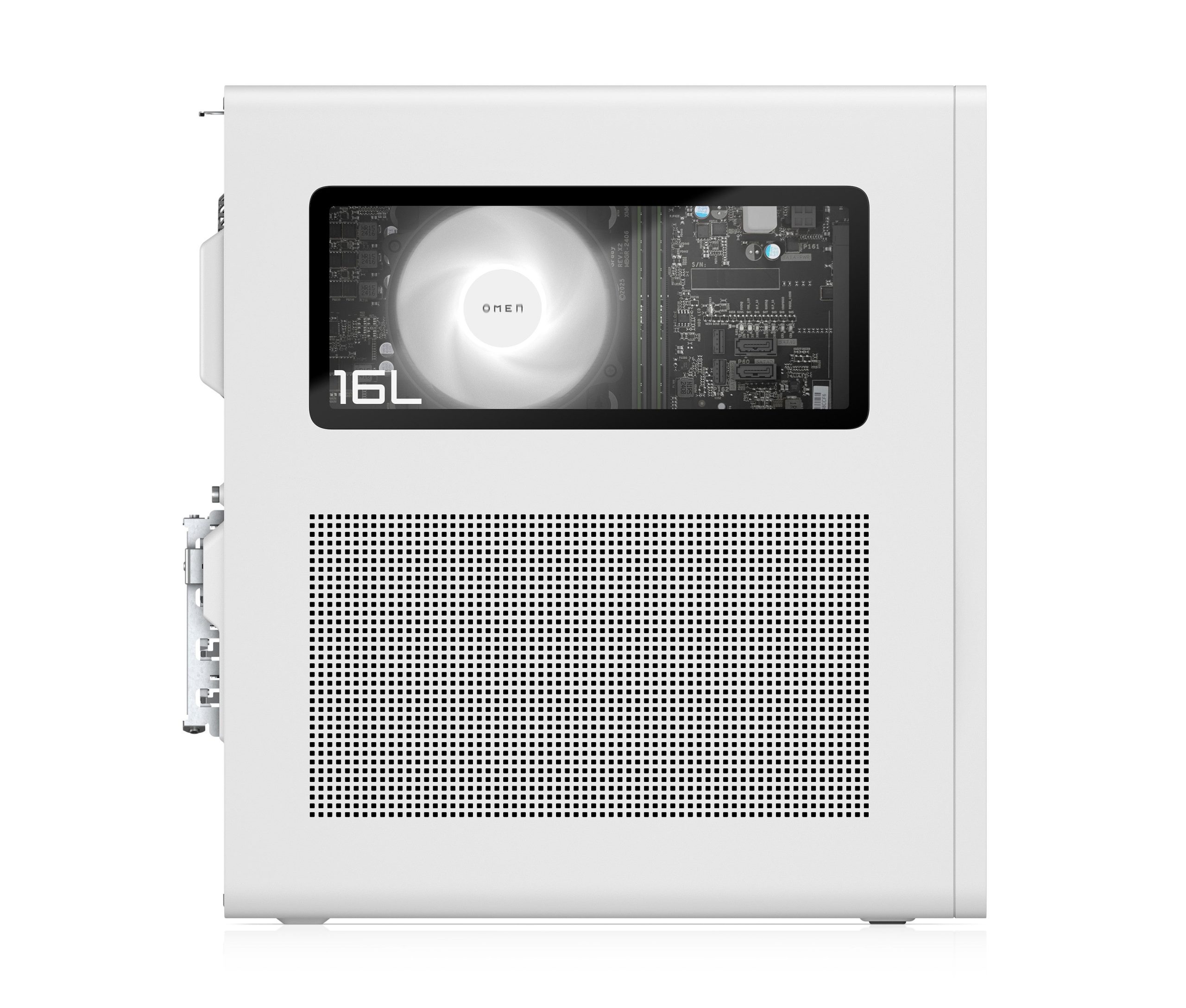 OMEN 16L Gaming Desktop TG03-0085t PC. Windows 11 Home. Intel® Core™ Ultra 7. 32GB RAM. 1TB SSD. NVIDIA® GeForce RTX™ 5060. Snow white - Image 13