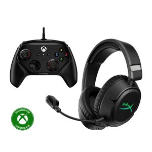 HyperX Xbox Bundle - CloudX Flight 2 Wireless Headset. Clutch Gladiate Controller