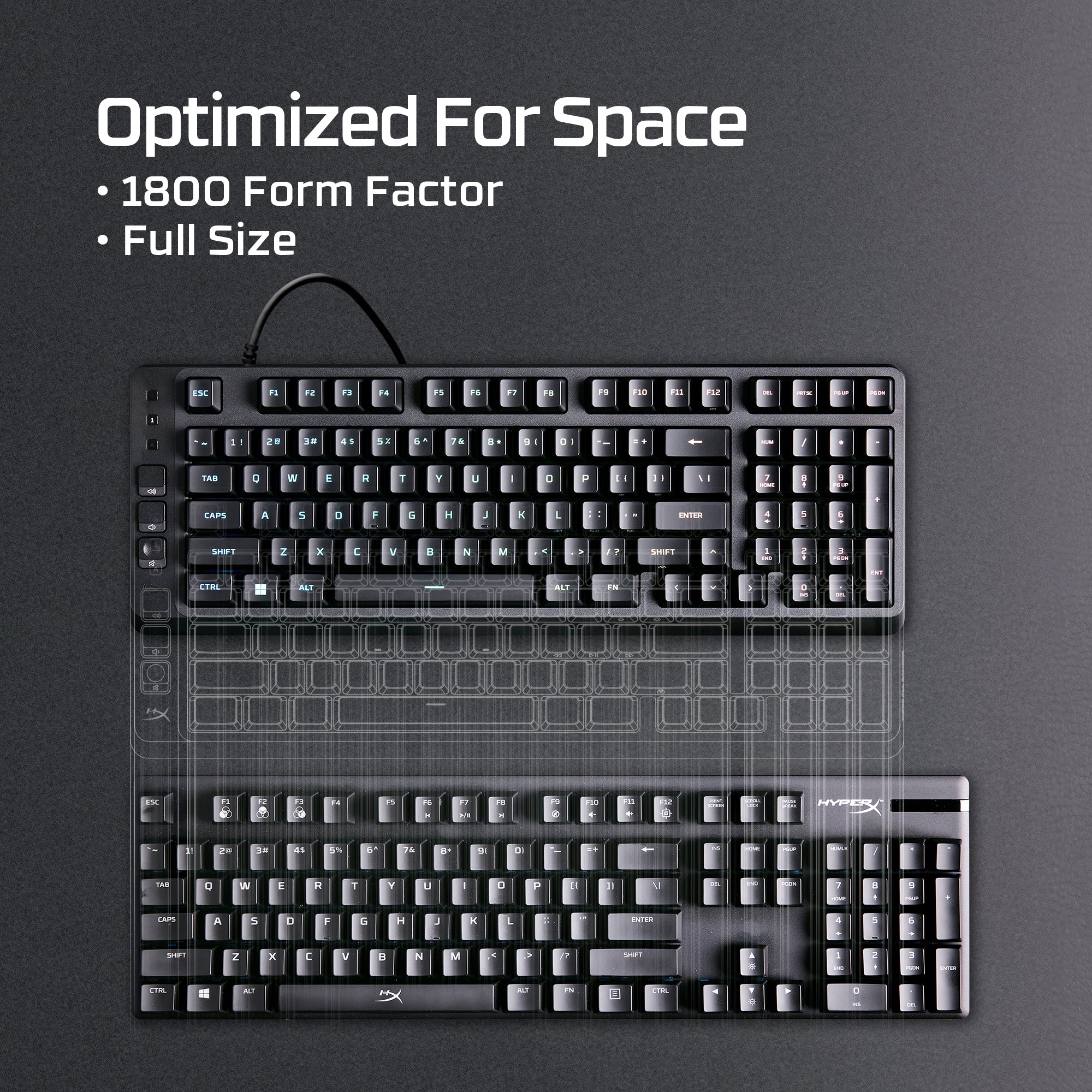 HyperX Eve 1800 – Gaming Keyboard - Image 2