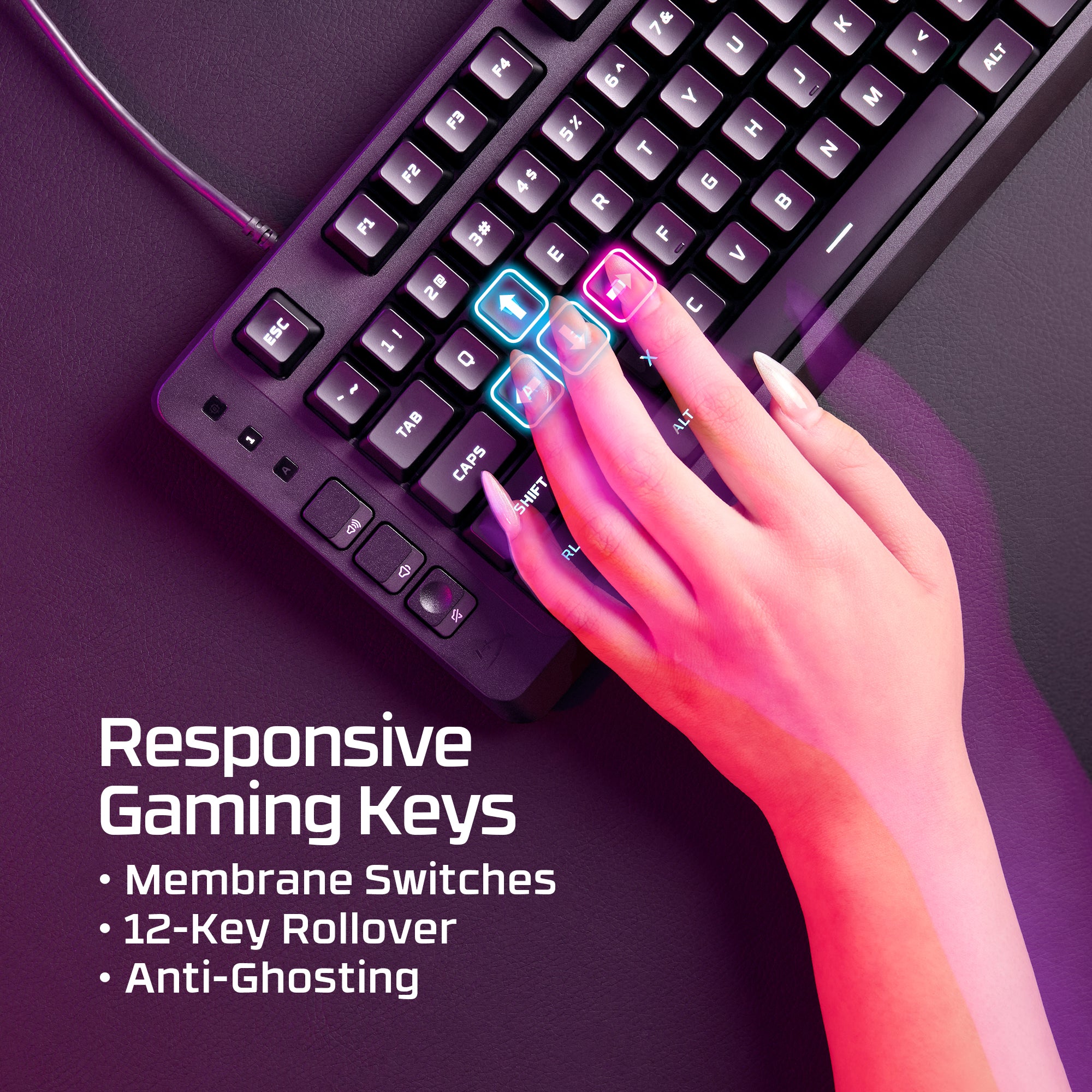 HyperX Eve 1800 – Gaming Keyboard - Image 4