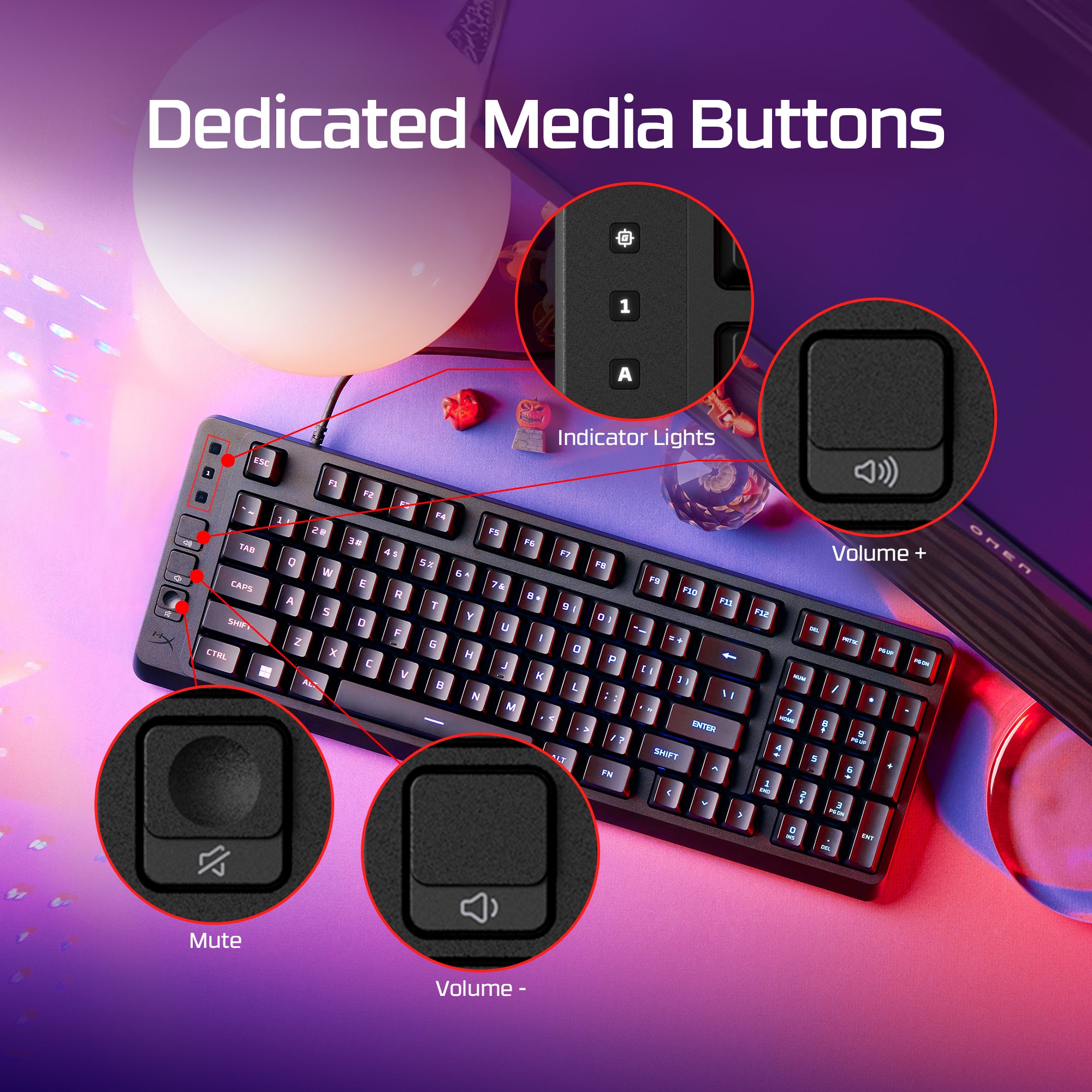 HyperX Eve 1800 – Gaming Keyboard - Image 5