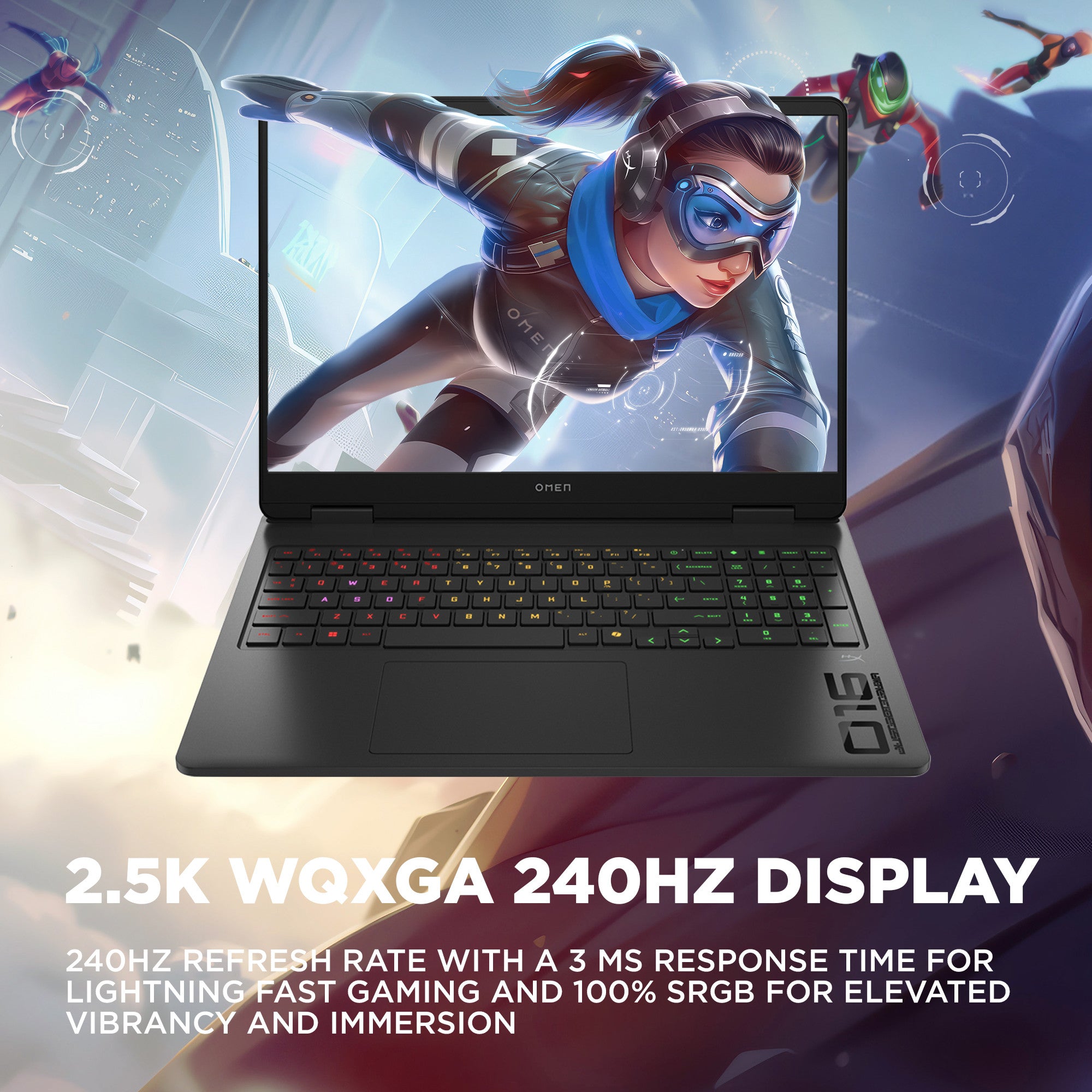 OMEN Gaming Laptop 16-ap0047nr 16. Windows 11 Home. AMD Ryzen™ AI 7. 16GB RAM. 1TB SSD. NVIDIA® GeForce RTX™ 5060. 2K. Shadow black - Image 5