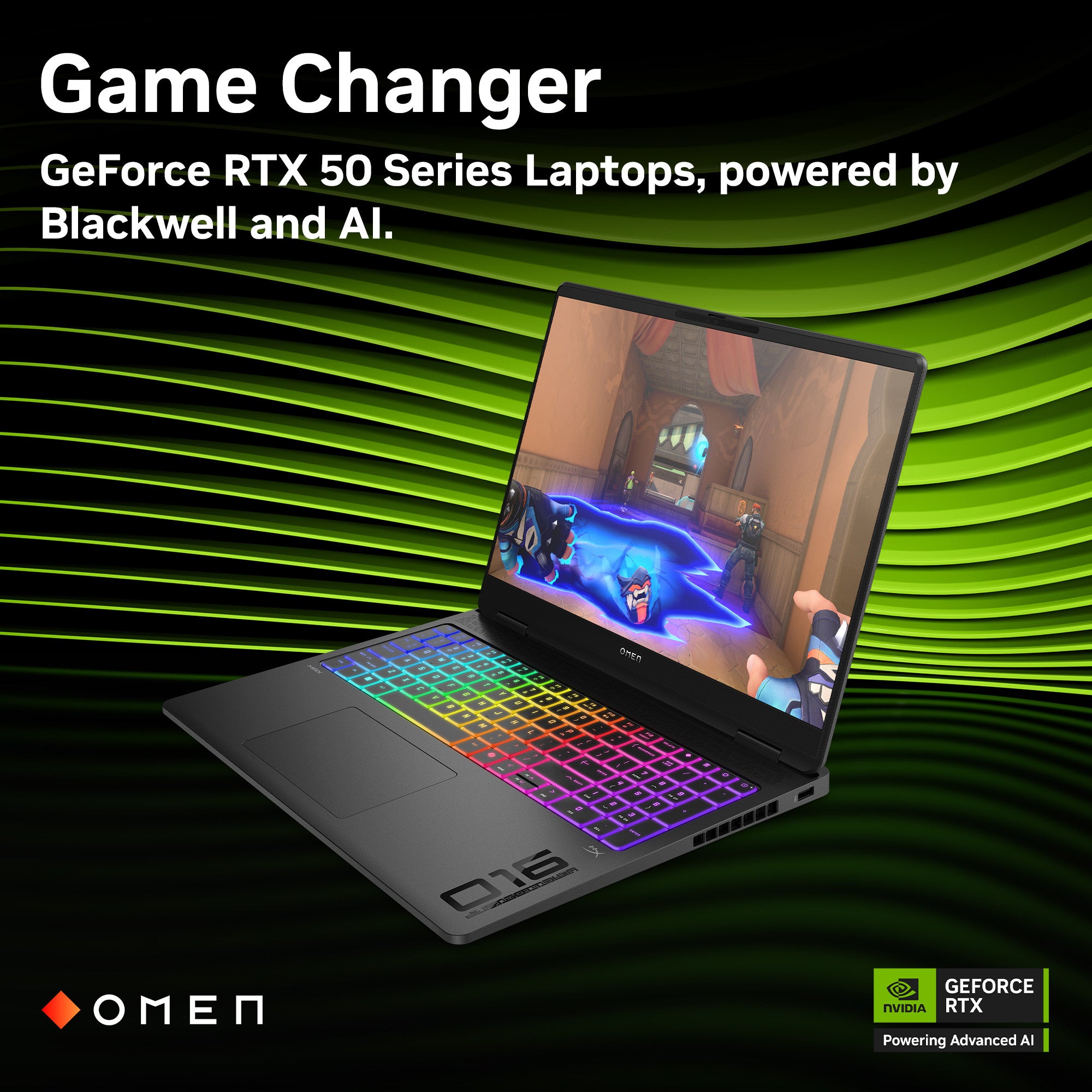 OMEN MAX Gaming Laptop 16-ah0057nr 16. Windows 11 Home.  Intel® Core™ Ultra 7. 16GB RAM. 1TB SSD. NVIDIA® GeForce RTX™ 5070. 2K. Shadow black - Image 7